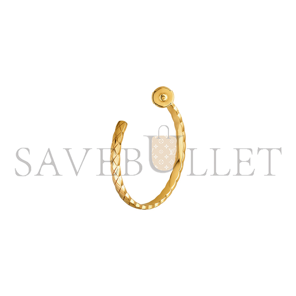 CHANEL COCO CRUSH HOOP EARRINGS J12091